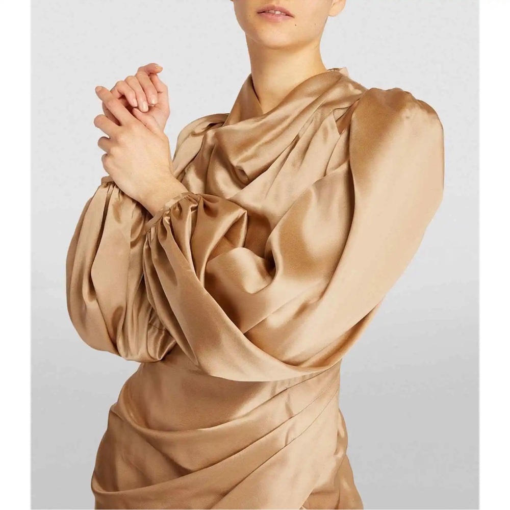 ACLER JEFFERSON dress in stunning gold size 4